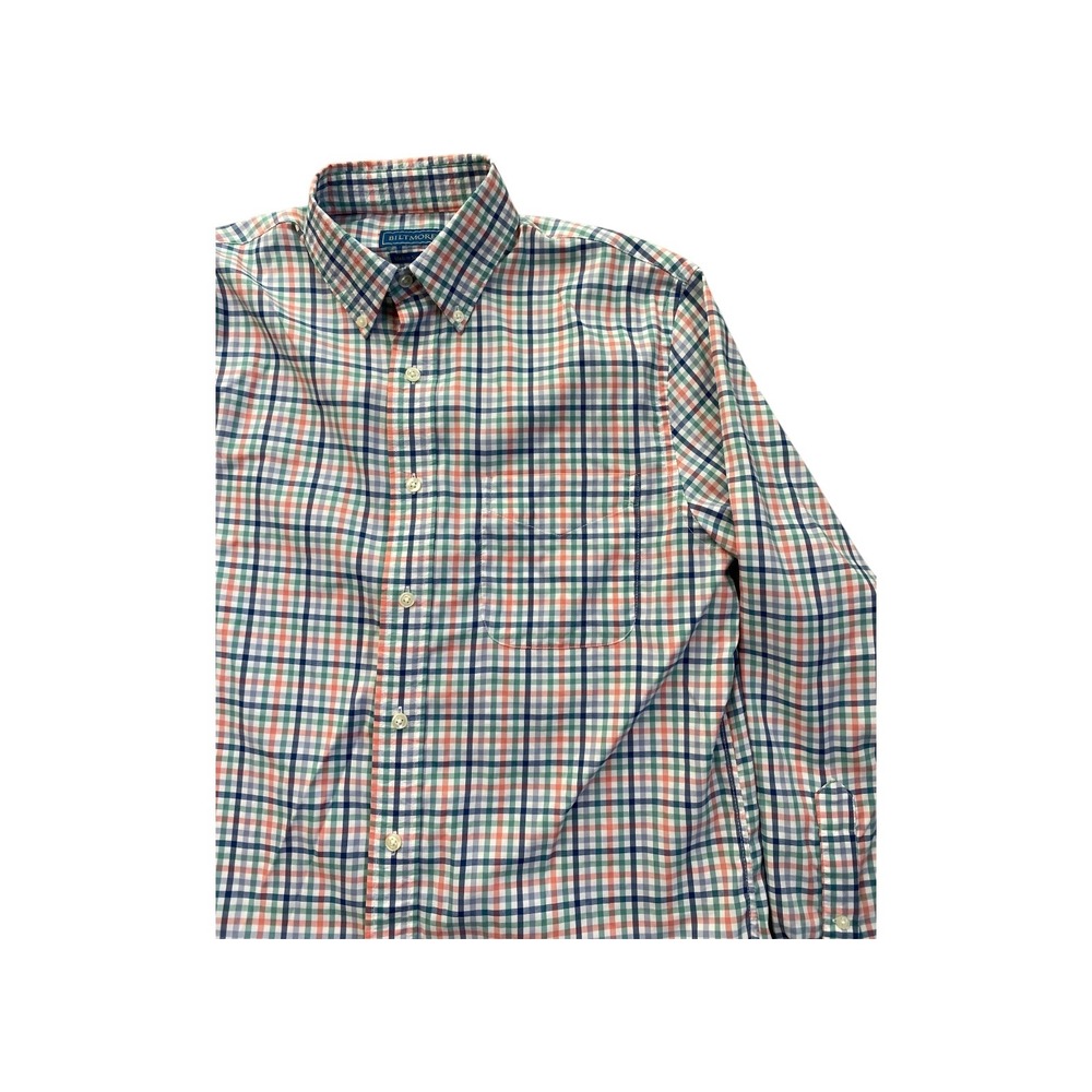 Biltmore Men's Plaid Button Down Shirt Size S Long‎ Sleeve Casual Dress